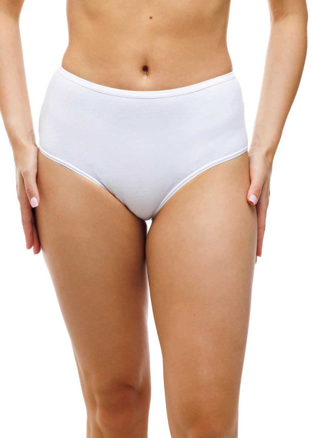 Трусы женские Наталюкс с высокой посадкой с бамбука 2XL Белый (5127123200061)