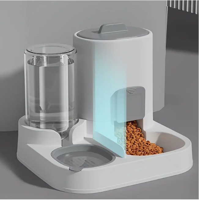 Автоматична годівниця і поїлка 2в1 для котів і собак 500 г 750 мл (2008) - фото 3