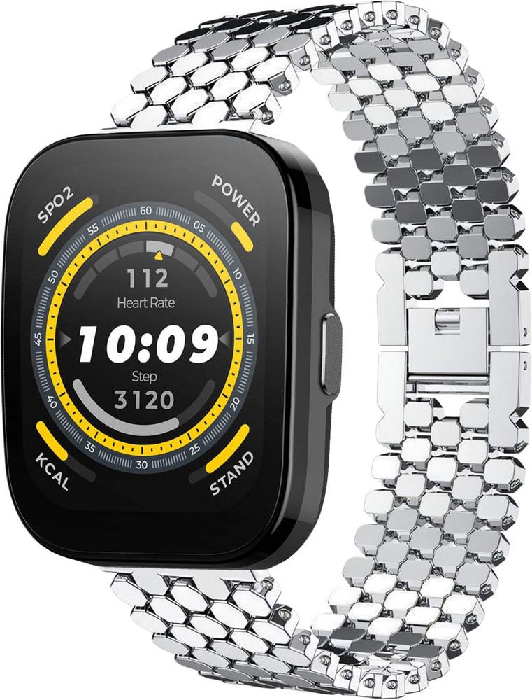 Браслет металлический Scaly для Amazfit Bip 5 Silver (34340-59)