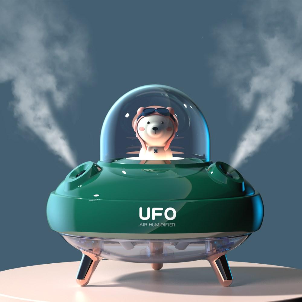 Зволожувач повітря UFO 400 мл з батареєю Зелений (1665700428) - фото 2