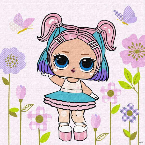 Картина по номерам Ideyka L.O.L. Surprise! Spring Bling CandyQT 40x40 см (KHO1104)