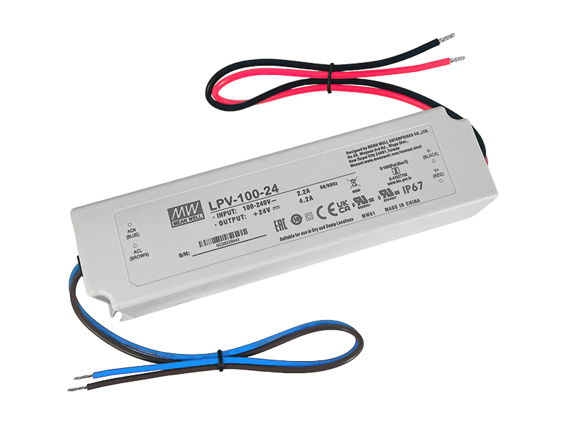Блок живлення Mean Well LPV-24-100 24 В 100 Вт IP67 (6530)