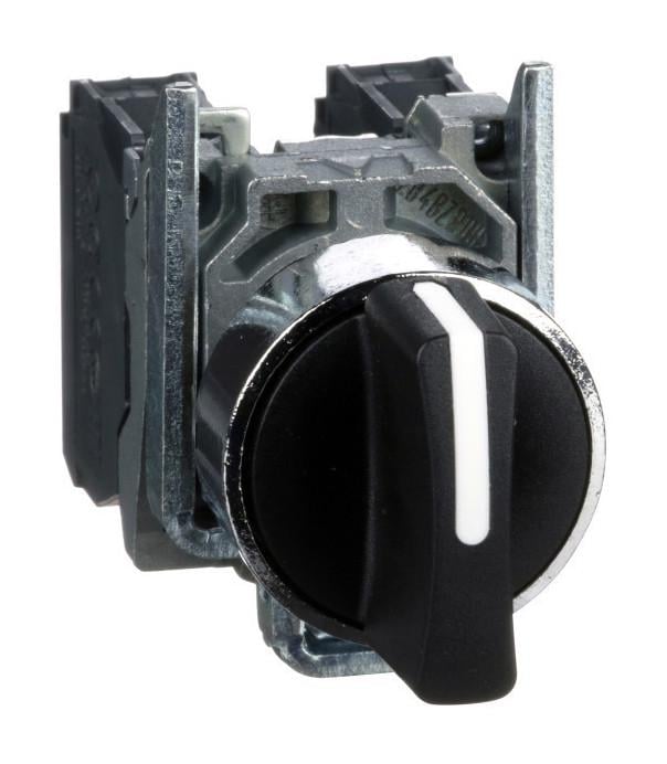 Перемикач I-O-II Schneider Electric Harmony XB4 2NO 22 мм 3 положення Чорний (XB4BD33) Перемикач I-O-II Schneider Electric Harmony XB4 2NO 22 мм 3 положення Чорний (XB4BD33)