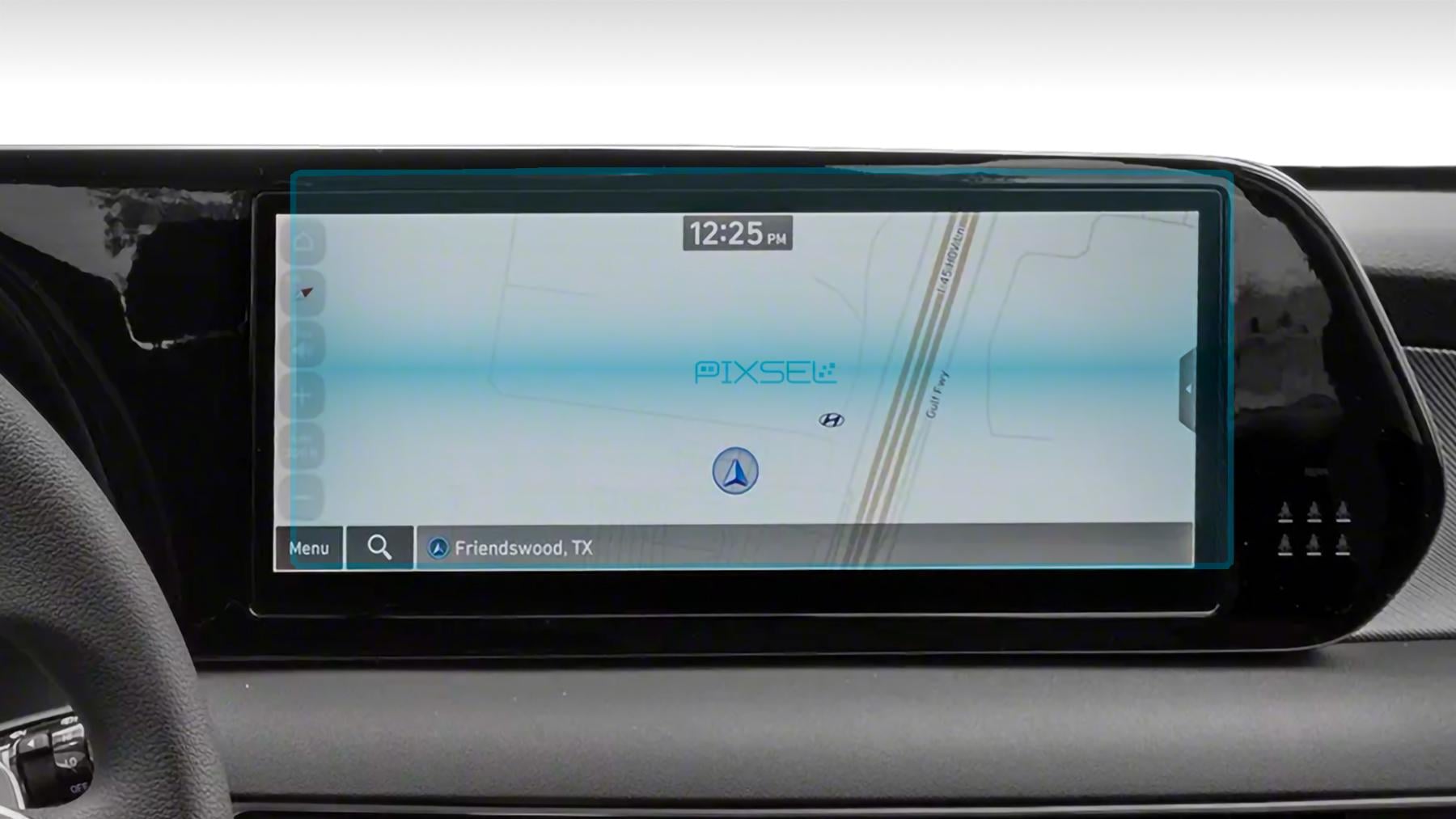 Захисне скло Pixsel гібридне матове на монітор Hyundai PALISADE 13“ 2023