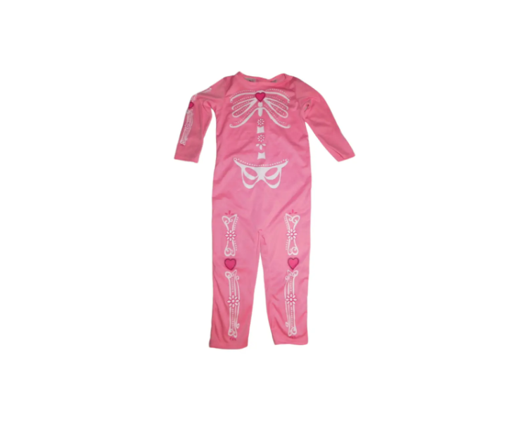 Костюм для Хэллоуина для девочки Скелет 1-2 года Розовый (346216)
