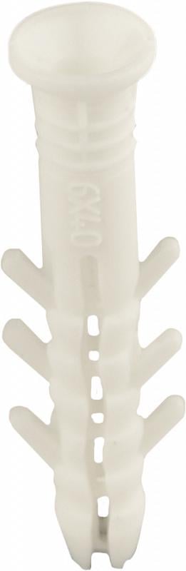 Дюбель АСКО-УКРЕМ 6х40 притиск 10 мм ПП потайний буртик/ударний шуруп цинк 100 шт. (A0150090149)