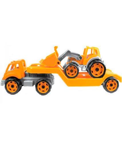 Автовоз с трактором ТехноК Orange (40643)