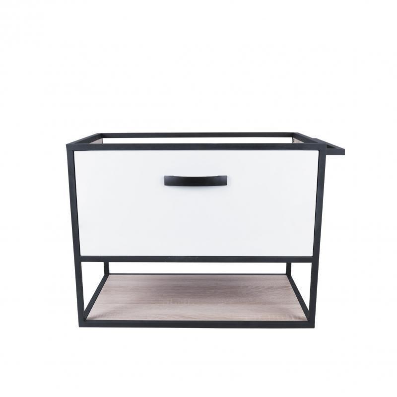 Тумба подвесная Q-tap Taurus 700х580х437 White/Whitish oak (QT2474TPT703WWO)