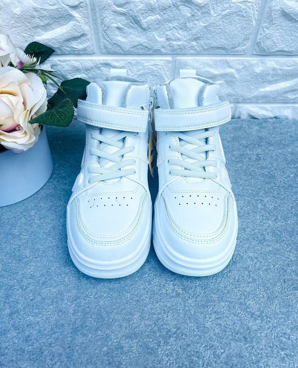 Кросівки унісекс демісезонні Clibee 1552 р. 34 21,3 см Білий (1552-1) - фото 3