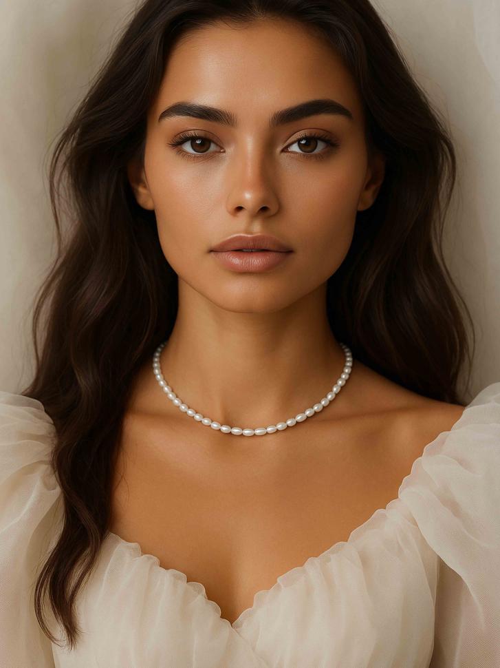 Чокер LeBijou из жемчужин Белый (4890)