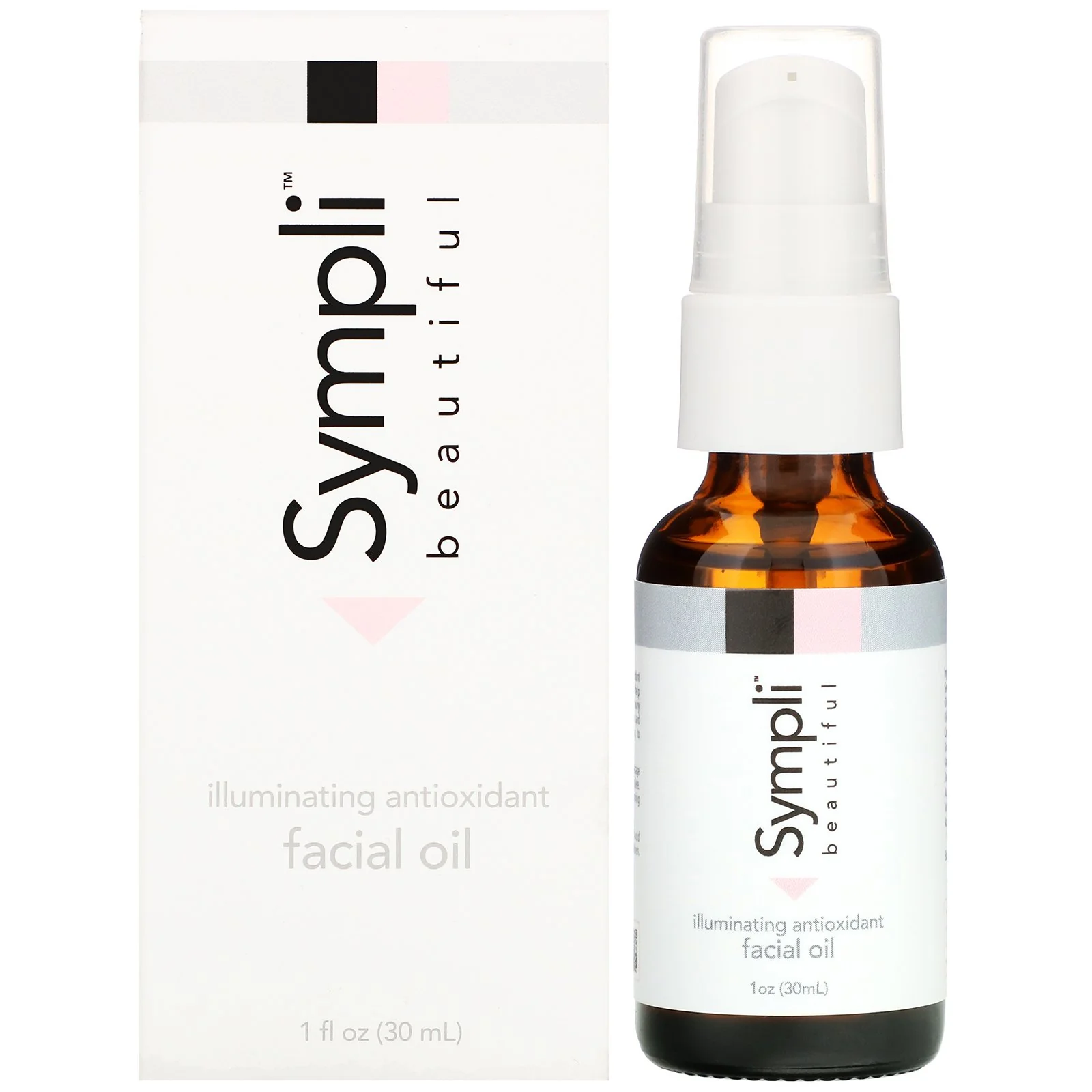 Сыворотка Sympli Beautiful осветительная антиоксидантная для лица с маслами аргании марулы шиповника и апельсина 30 мл (SYI-01520)