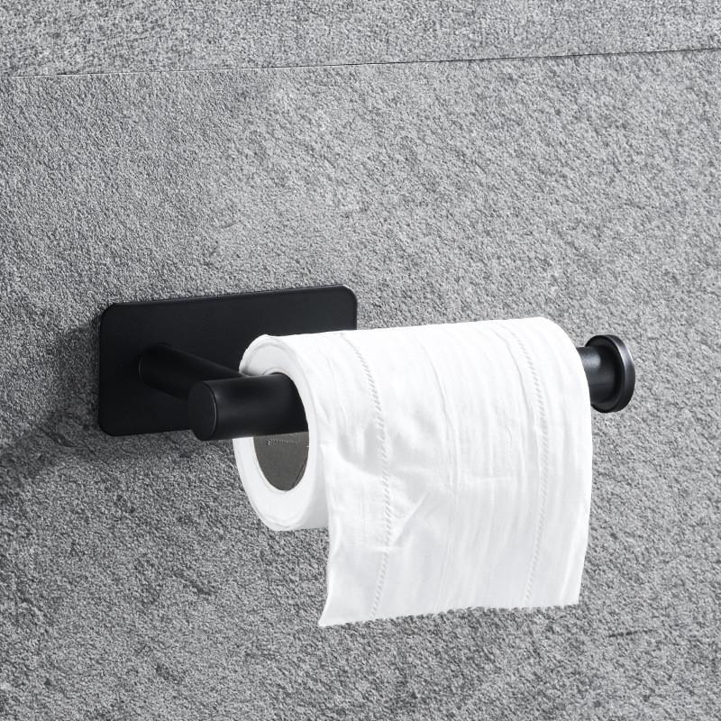 Тримач туалетного паперу Fumei F-200 із нержавіючої сталі на клейкій стрічці Чорний (3240) - фото 2 Тримач туалетного паперу Fumei F-200 із нержавіючої сталі на клейкій стрічці Чорний (3240) - фото 2