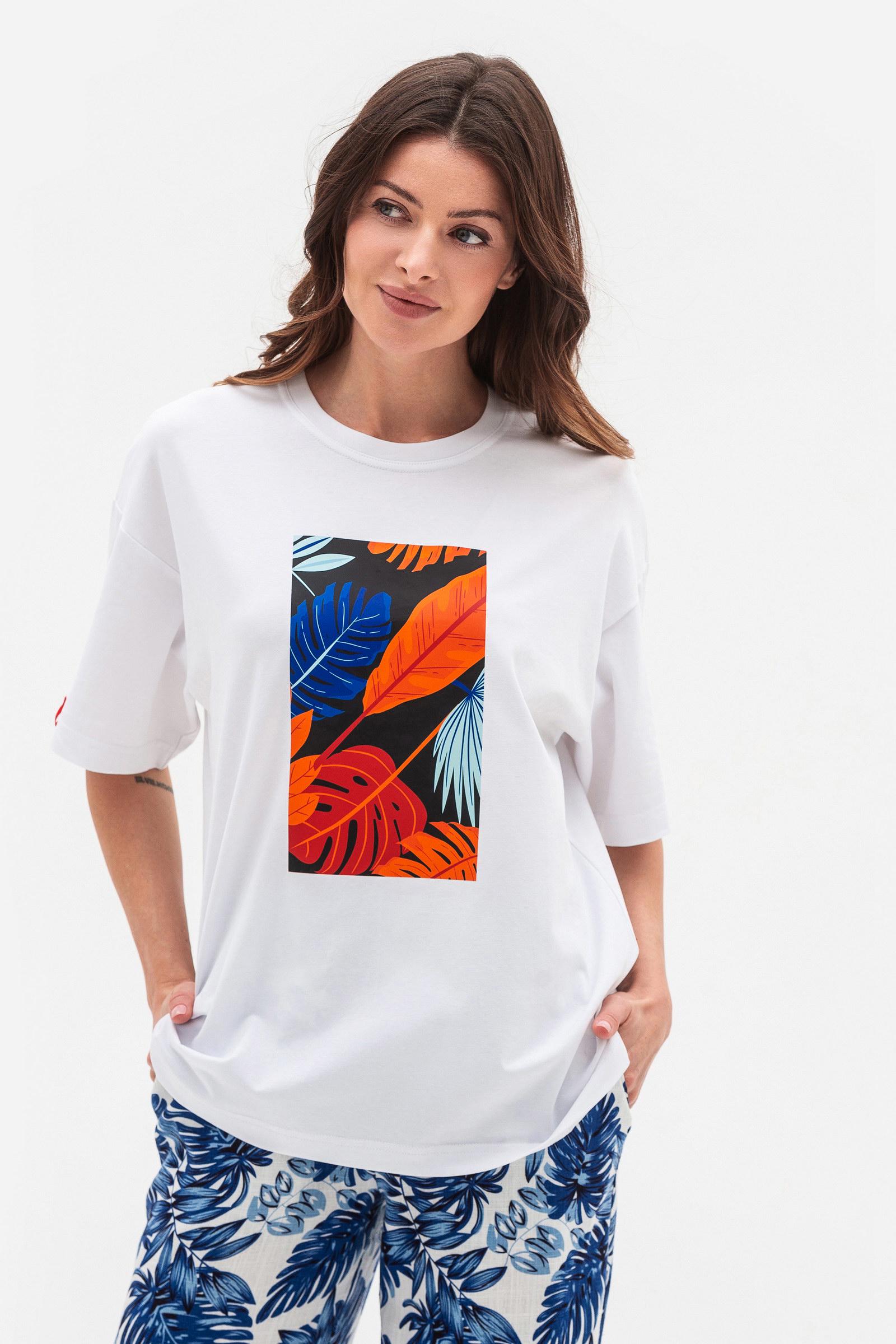 Футболка Lesia Мирана р. 48 Молочный (156900000)