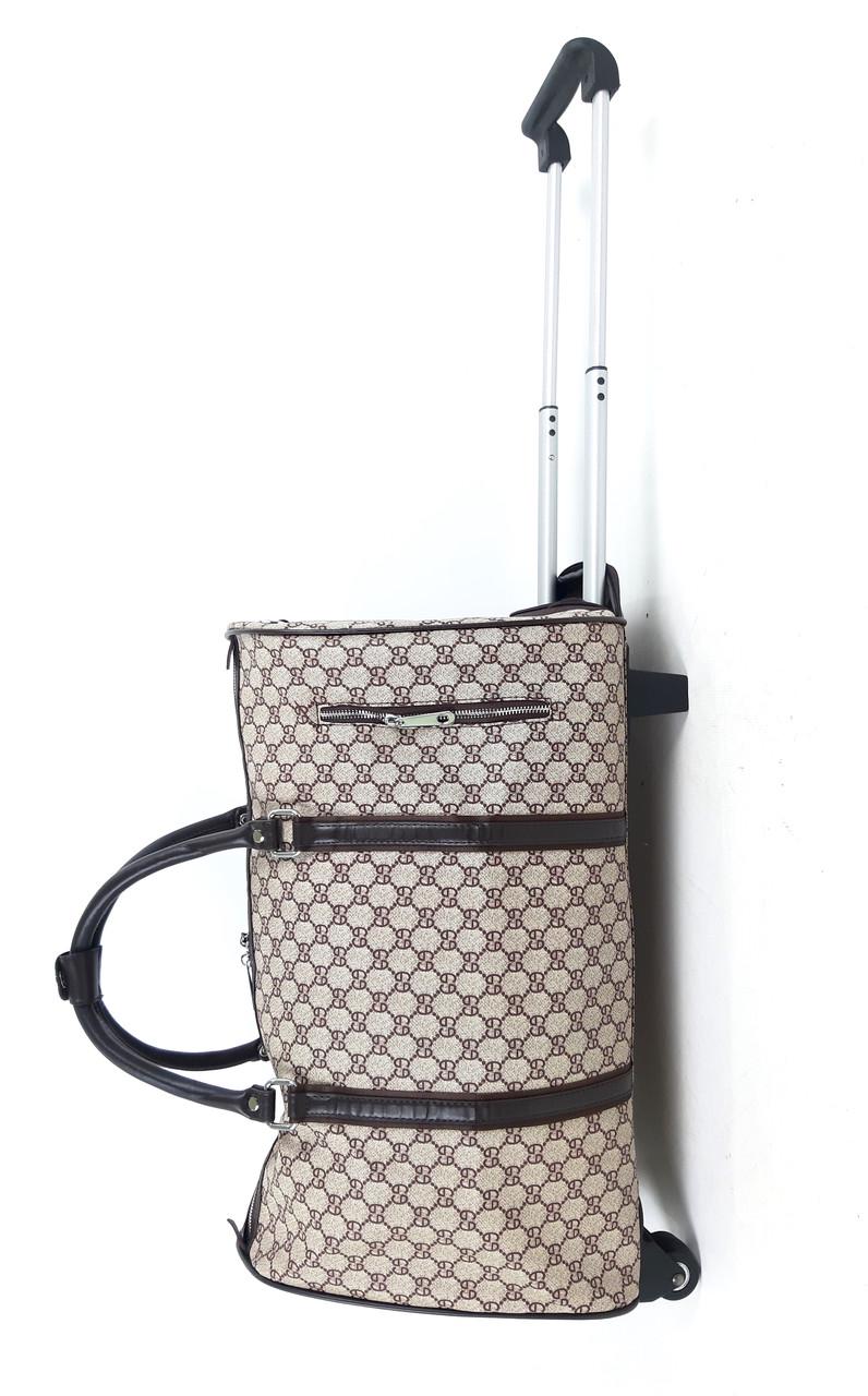 Сумка дорожня на гумових колесах з ременем 50х20х34 см (1671084766)