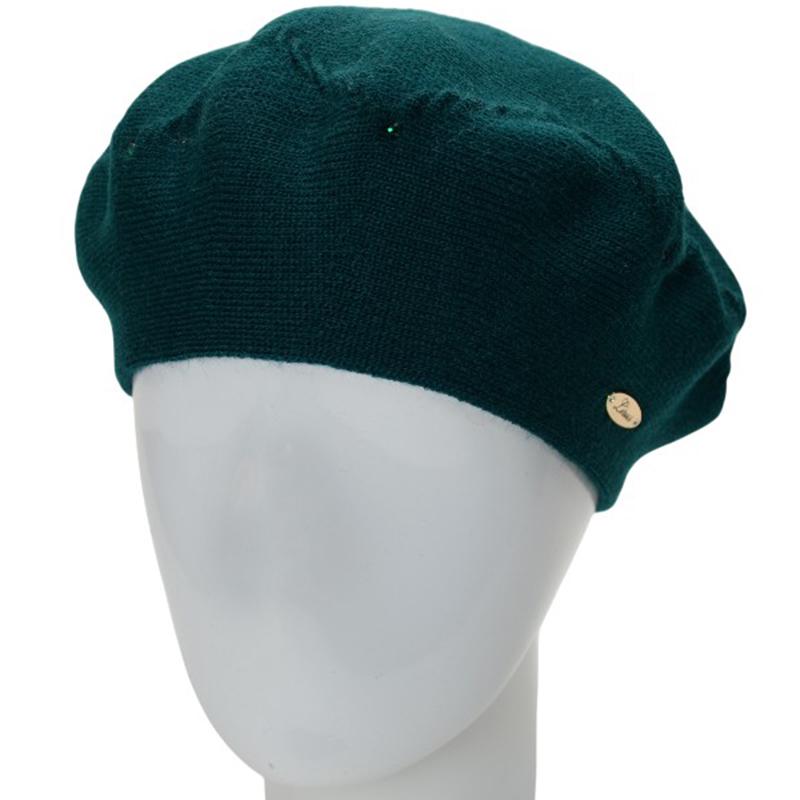 Берет женский двойной Lirus Алана универсальный Зеленый (276148)