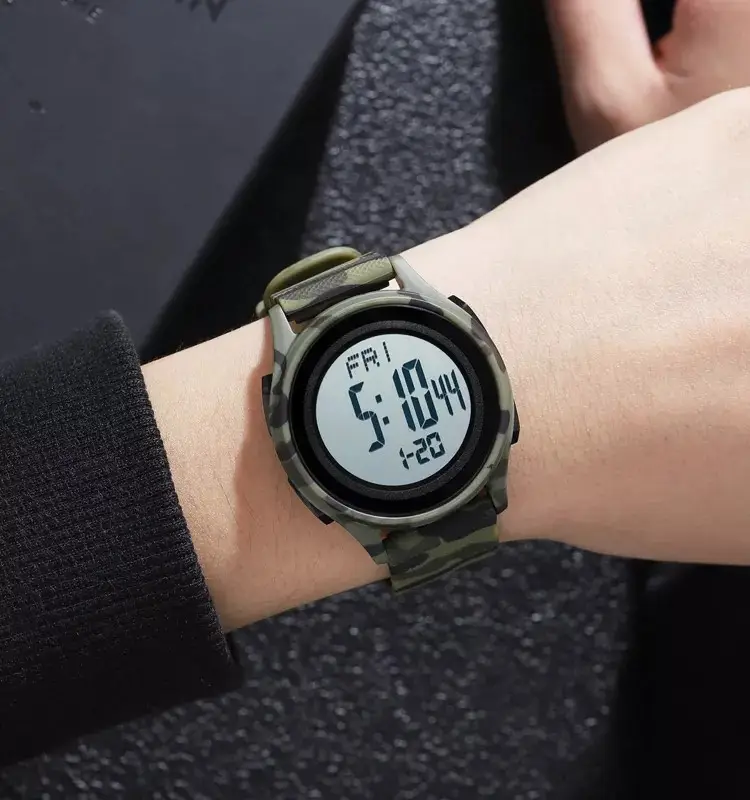 Годинник наручний чоловічий Skmei 1893 Green Camo (18472) - фото 6 Годинник наручний чоловічий Skmei 1893 Green Camo (18472) - фото 6