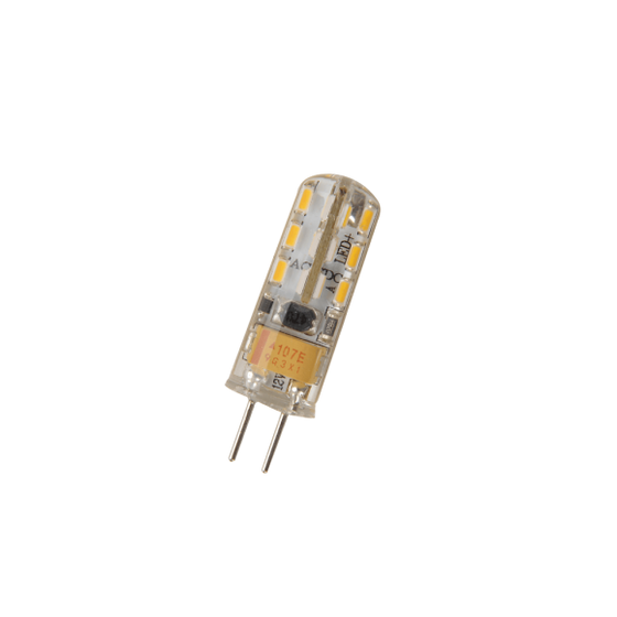 Лампа капсульна низьковольтна Eurolamp LED G4 силікон 2W 12V 3000K (12494301)