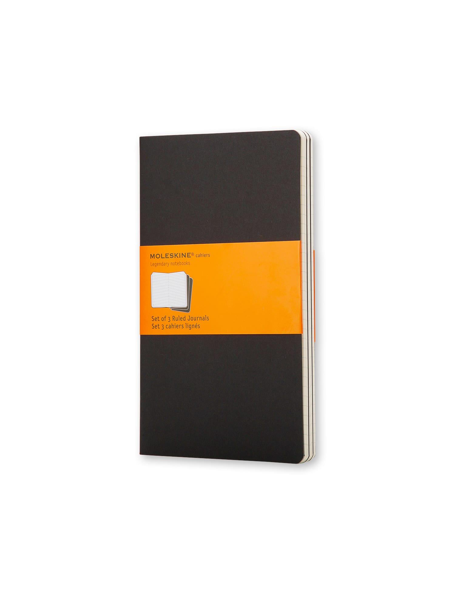 Блокнот Moleskine Cahier средний линейка Черный (QP316)