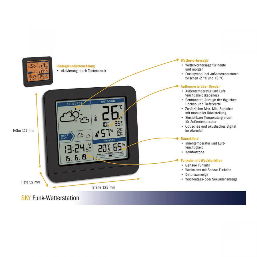 Метеостанція TFA Sky 35115201 - фото 5 Метеостанція TFA Sky 35115201 - фото 5