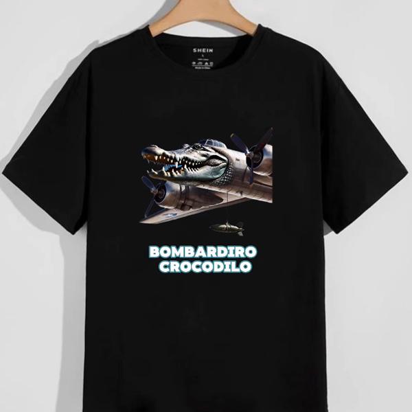 Футболка мужская Bombardiro Crocodilo 2 XS Черный (26961931)