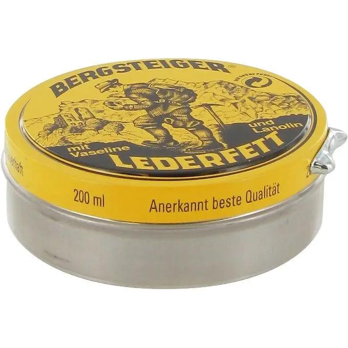 Водовідштовхуюче просочення для взуття Hey-Sport Bergsteiger Leather Grease 100 мл Black