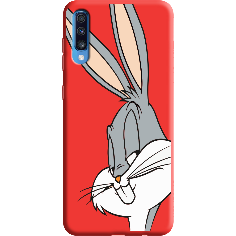 Чохол BoxFace Samsung A705 Galaxy A70 Lucky Rabbit Червоний силікон  (36860-bk81-37425)