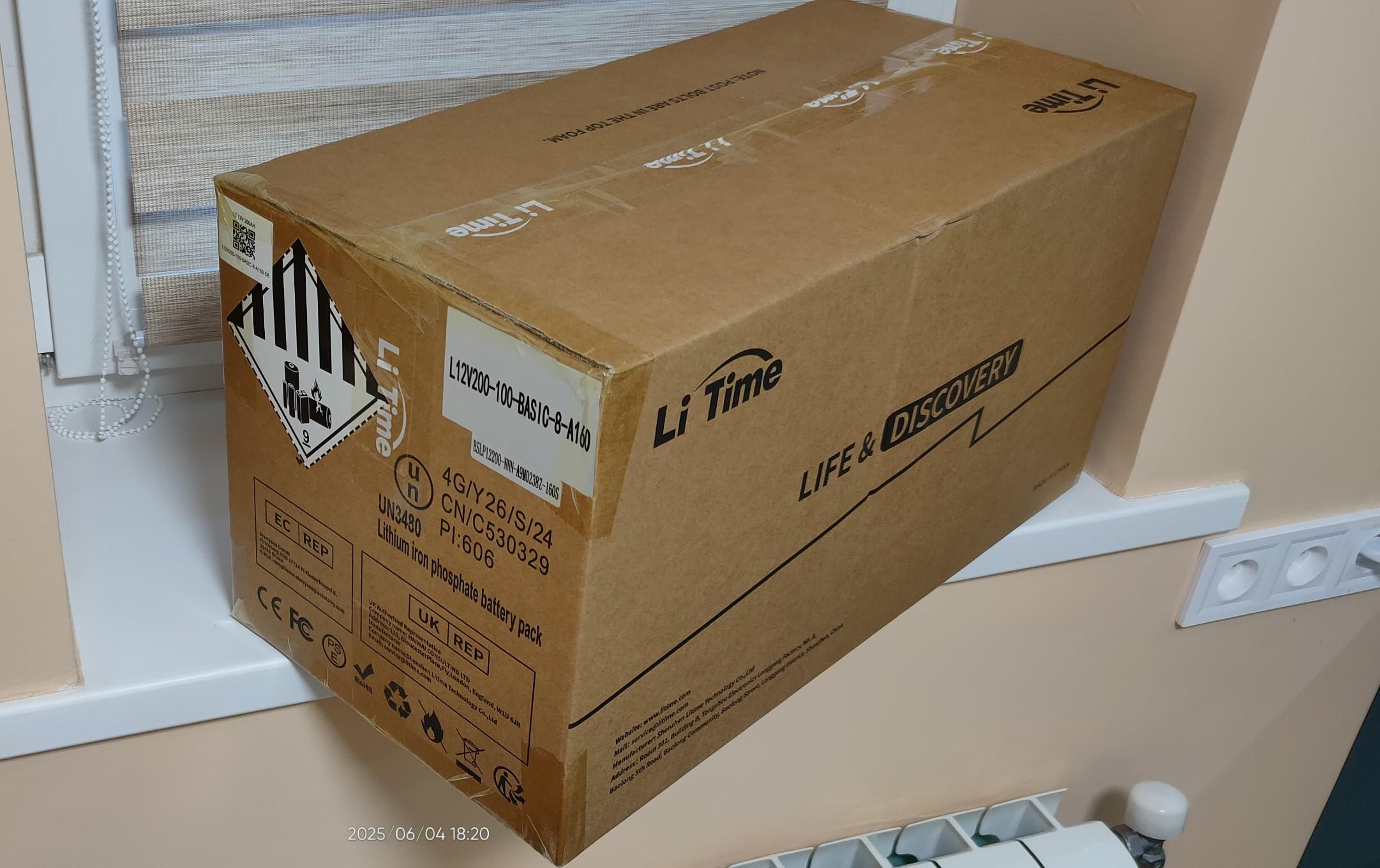 Аккумулятор для ИБП/солнечных станций LiTime 12В 200А/ч LiFePO4 - фото 4