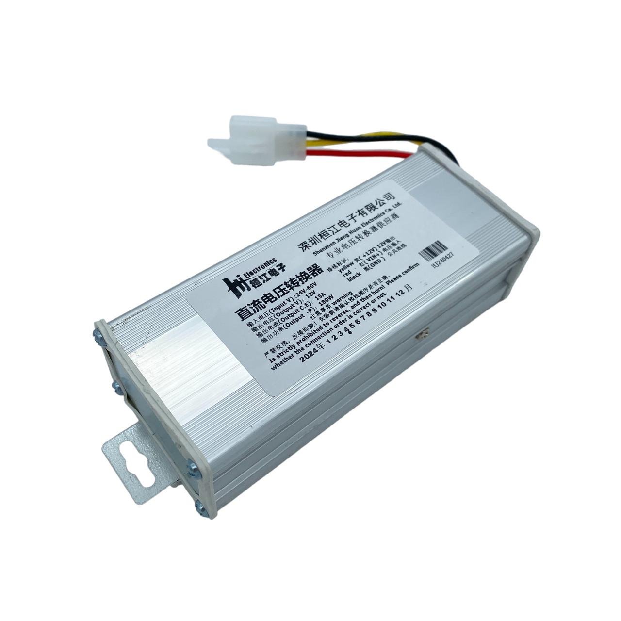 Понижающий преобразователь DC-DC 24/36/48/60 до 12V 15A - фото 3