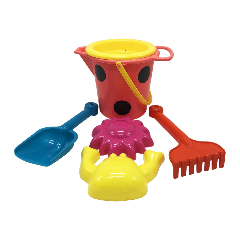 Игрушка для песочницы ведерко MToys Малий от 1 года Розовый IS-183-S-227)