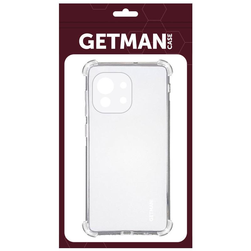 Чехол TPU GETMAN Ease logo усиленные углы для Xiaomi Mi 11 Бесцветный/прозрачный (162608) - фото 2 Чехол TPU GETMAN Ease logo усиленные углы для Xiaomi Mi 11 Бесцветный/прозрачный (162608) - фото 2