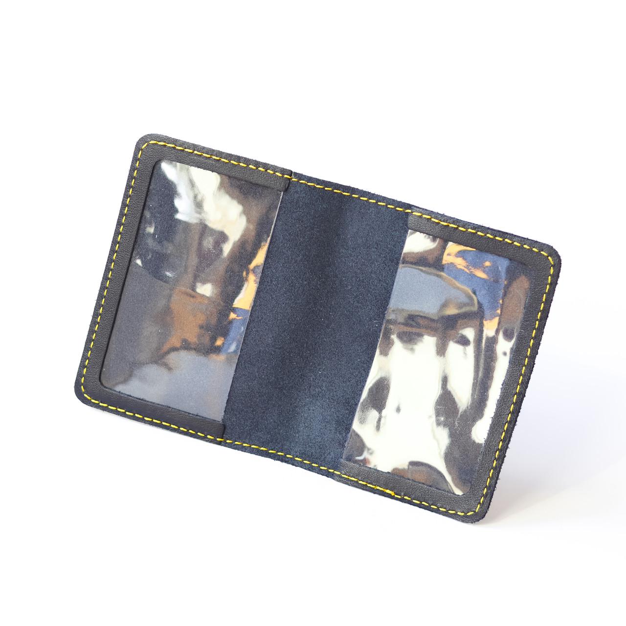 Обкладинка Військовий квиток офіцер запасу жовта нитка Темно-синій/Золотий (2137021255) - фото 3 Обкладинка Військовий квиток офіцер запасу жовта нитка Темно-синій/Золотий (2137021255) - фото 3