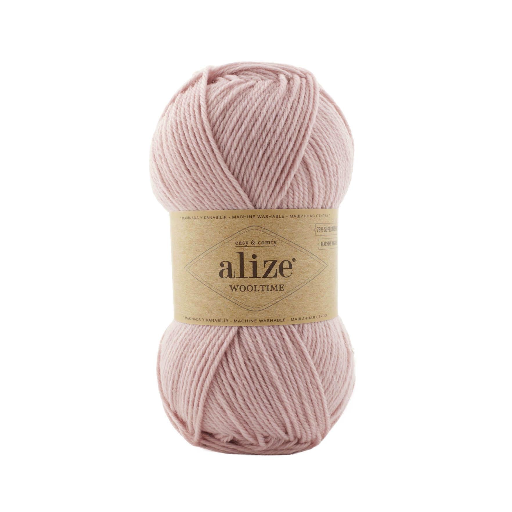 Пряжа Alize Wooltime 161 Пудра (5803)