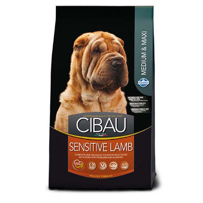 Корм сухой Farmina Cibau Sensitive Lamb Medium/Maxi для собак средних и крупных пород с ягненком 2,5 кг (161027)