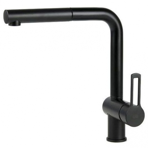 Смеситель для кухни PAFFONI Ringo RIN295NO-MET с видвижной лейкой Черный (142775)