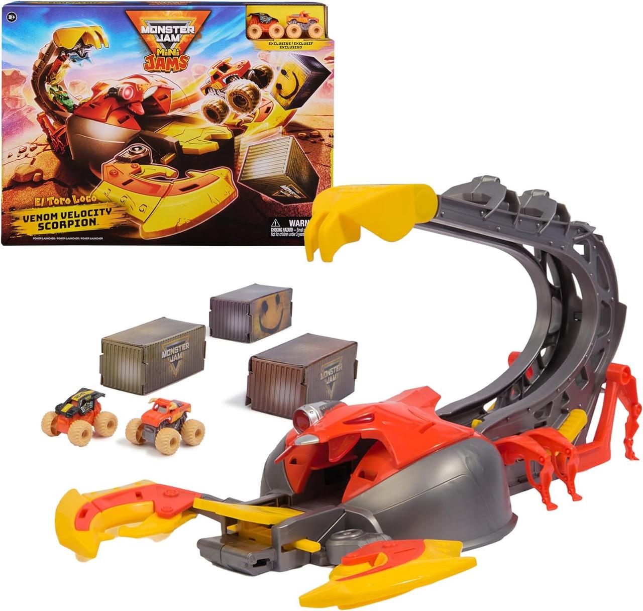 Игровой трек Жало скорпиона 1:87 El Toro Loco Venom Velocity Scorpion Monster Jam (6069752)