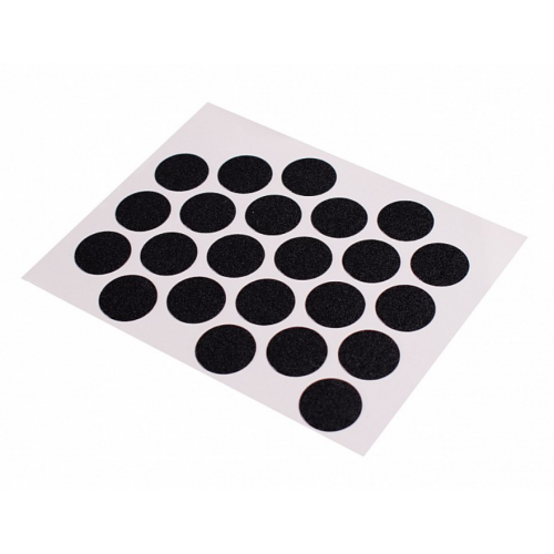 Заглушка Weiss що самоклеїться на мініфікс D 20 мм 24 шт. на пластині Чорний (714824)