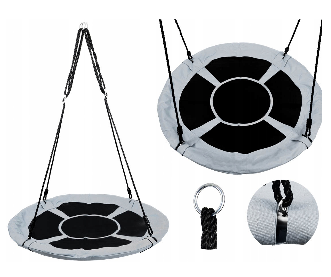 Качеля для детей Гнездо аиста Серый (3377) - фото 4 Качеля для детей Гнездо аиста Серый (3377) - фото 4