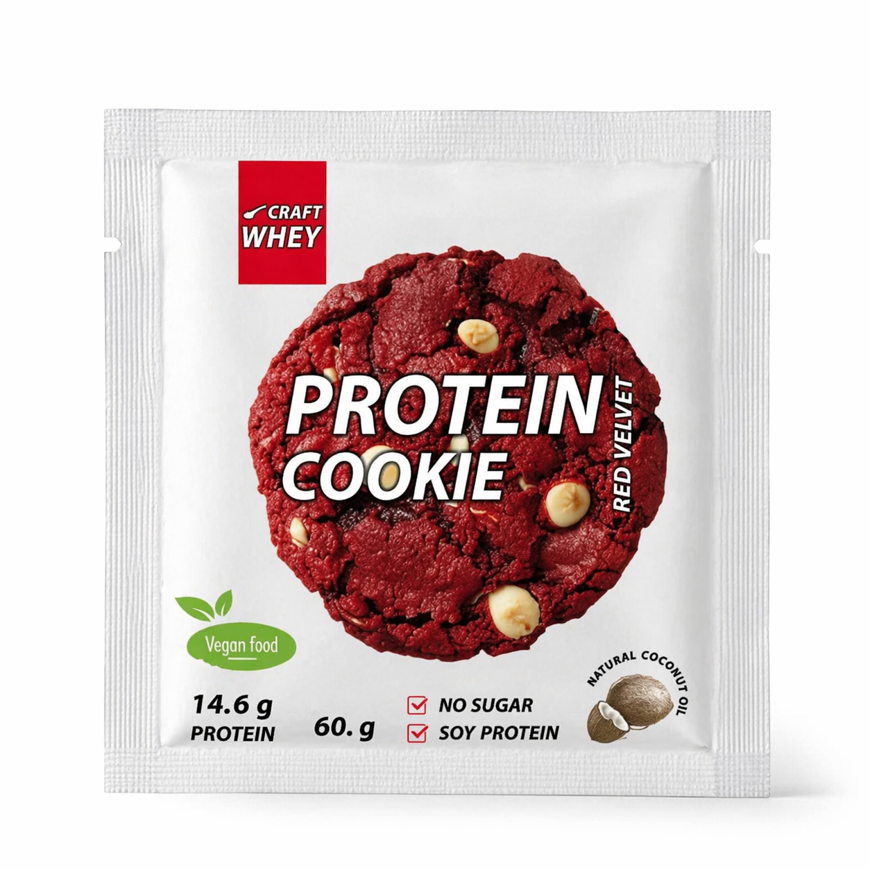 Печенье протеиновое Protein Cookie Red Velvet 60 г