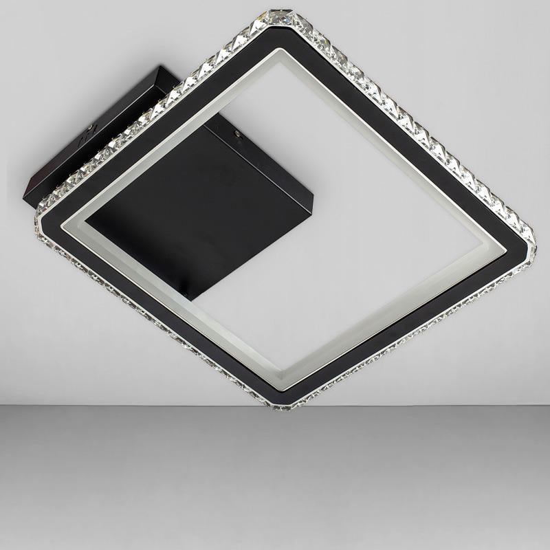 Стельова люстра LED Light House SY-18283/1 440х440х120 мм 80W Чорний