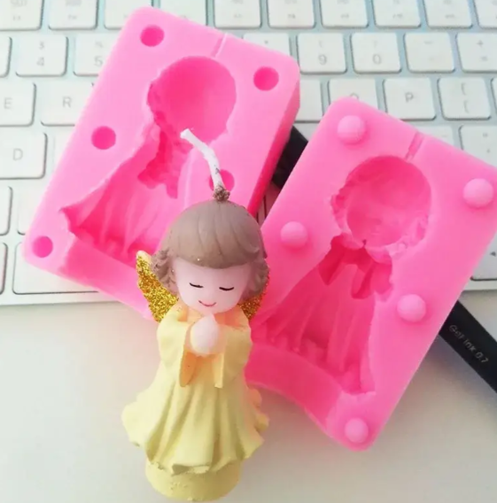 Молд силиконовый Ангел 51x78 мм Розовый (40782) Молд силиконовый Ангел 51x78 мм Розовый (40782)