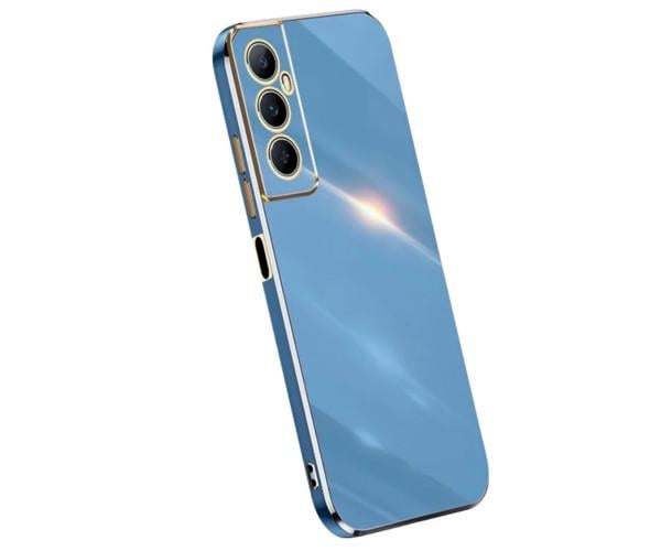 Чехол накладка Silicone Adds 6D для Realme C65 4G Синий