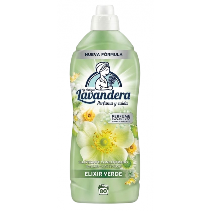 Кондиціонер для білизни Lavandera Elixir Verde 1,76 л 80 цик.