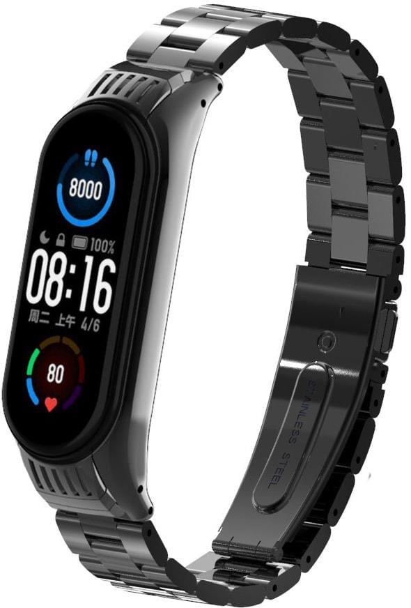 Браслет металлический Shape V2 для Mi Band 5 Black (32771) Браслет металлический Shape V2 для Mi Band 5 Black (32771)