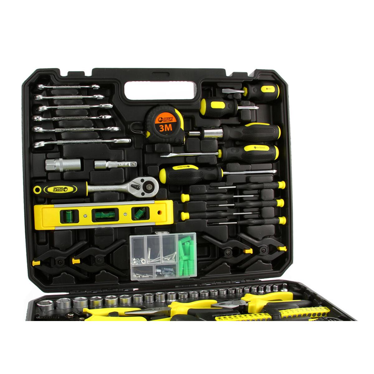 Набір інструментів Mar-Pol M58283 в пластиковій валізі 168 шт. - фото 3 Набір інструментів Mar-Pol M58283 в пластиковій валізі 168 шт. - фото 3