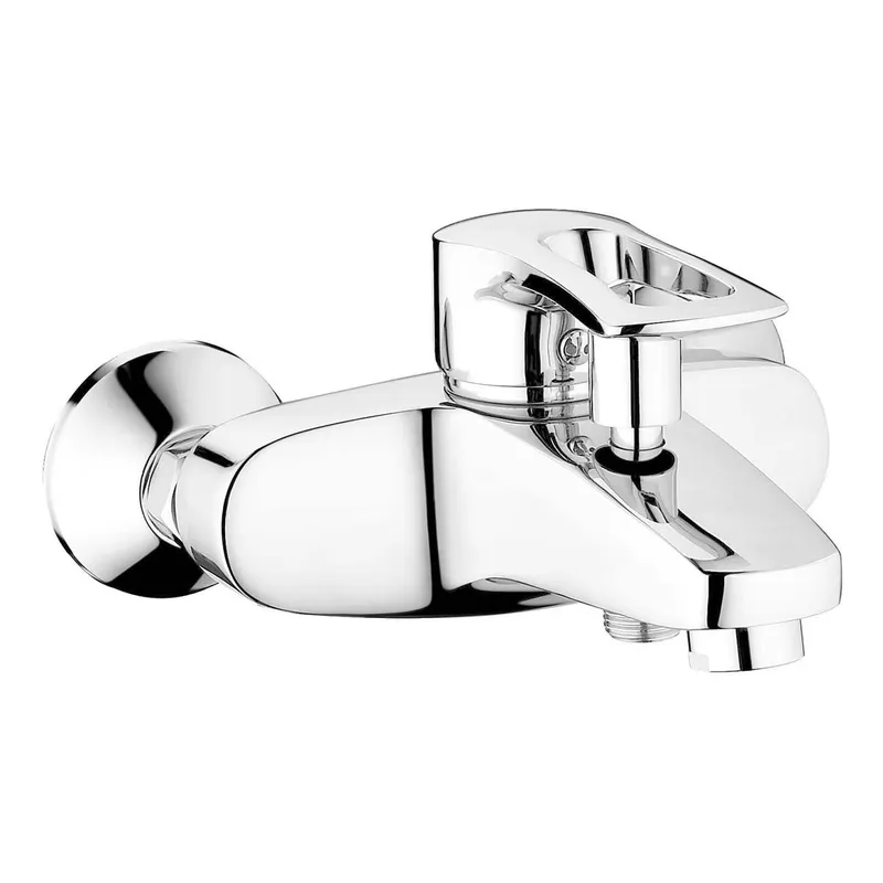 Смеситель для ванны Haiba Hansberg 009 из латуни Стальной (HB0197)