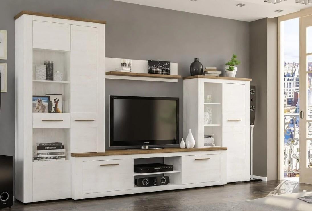 Стінка у вітальню Мебель-Сервіс Монтреал Андерсон пайн/Дуб апріл (26962478)