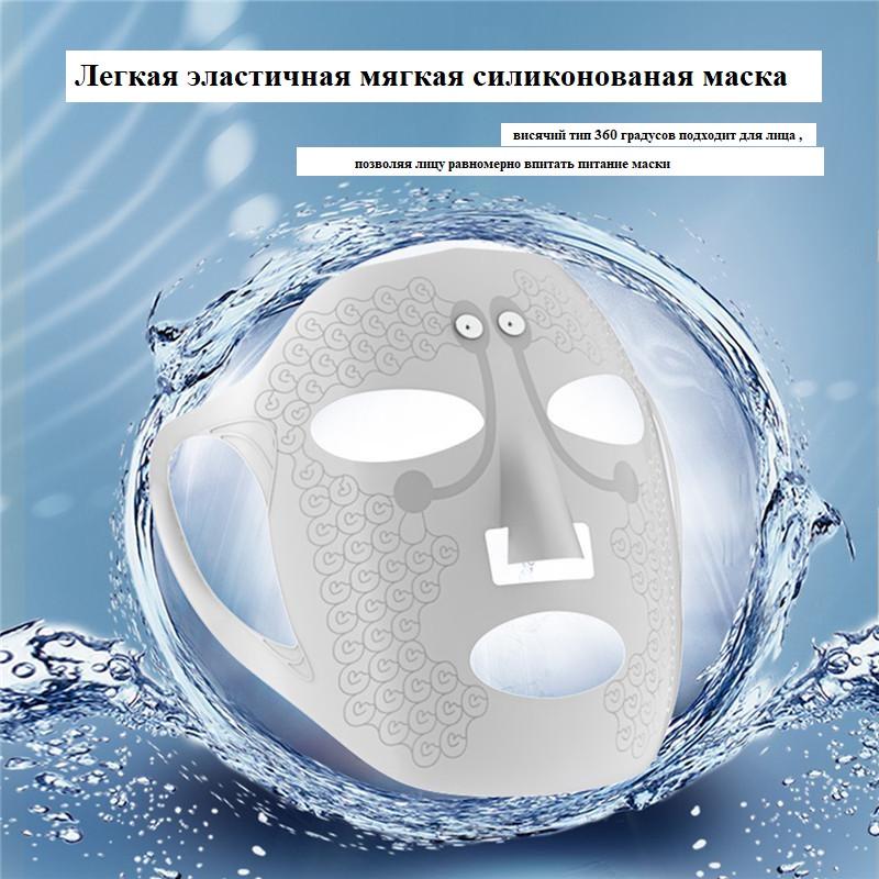 Електронна силіконова маска для омолодження і підтяжки обличчя (11310737) - фото 8