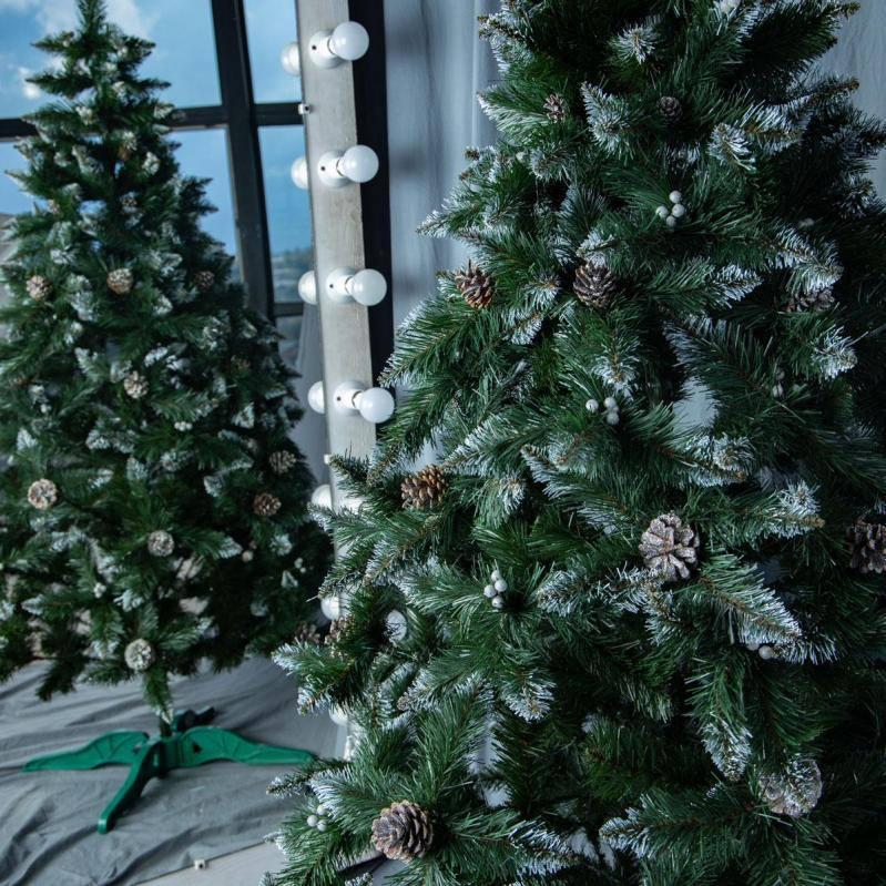 Ёлка искусственная с шишками + калина 1.5м - фото 2 Ёлка искусственная с шишками + калина 1.5м - фото 2