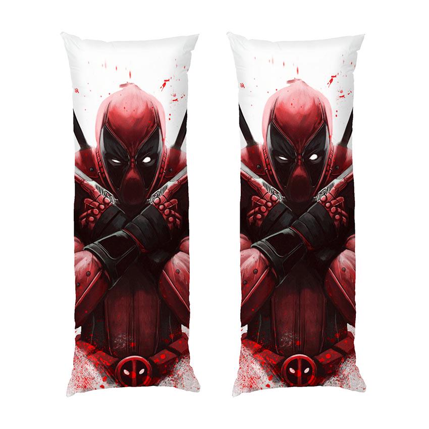 Подушка дакімакура Deadpool with a gun Marvel габардин 120х40 см (113267-1)