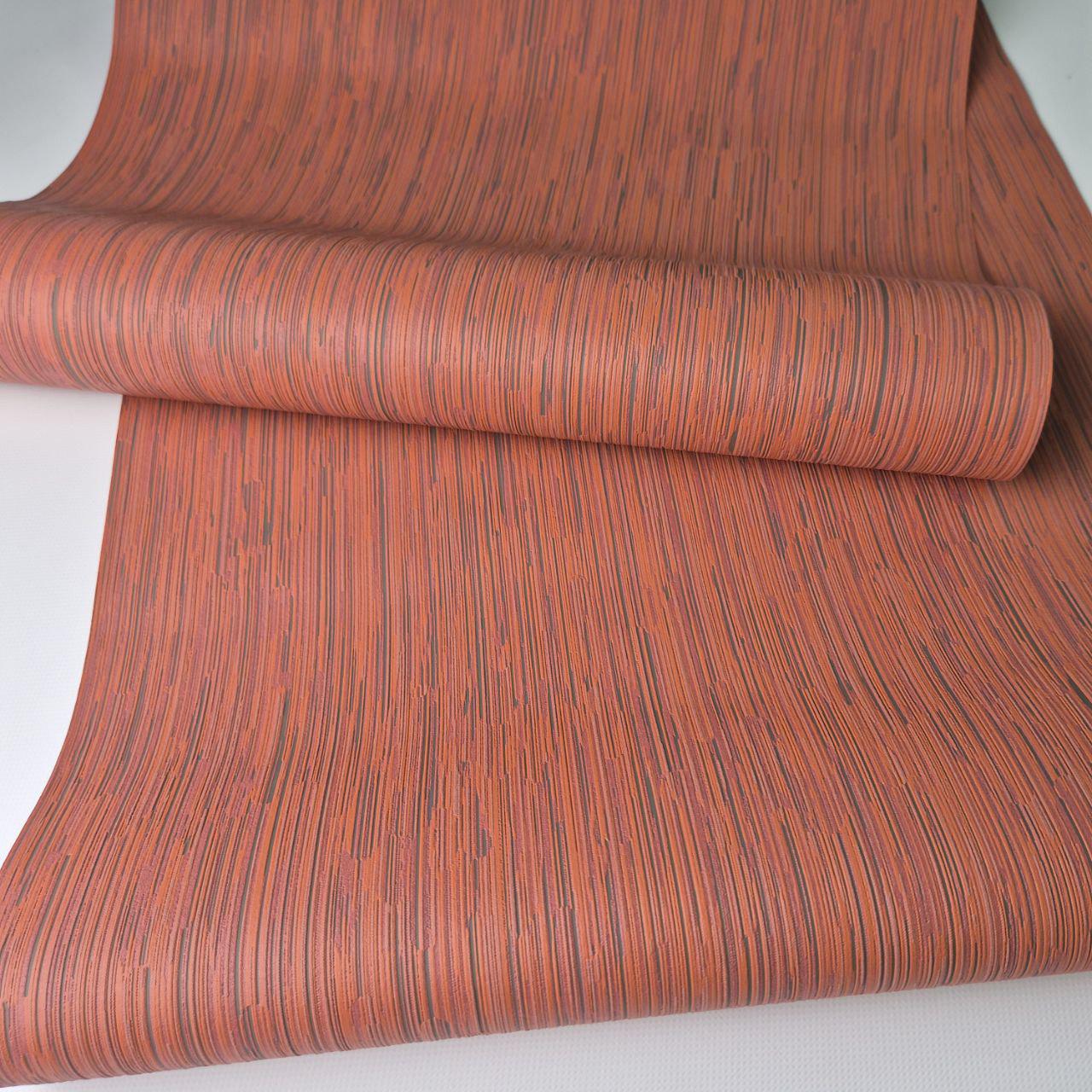 Обои виниловые Marburg Athome2 однотонные для холла/гостиной 10x0,5 м Оранжево-красный (56927)